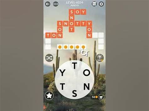 Wordscapes Level 6033 to 6048 .